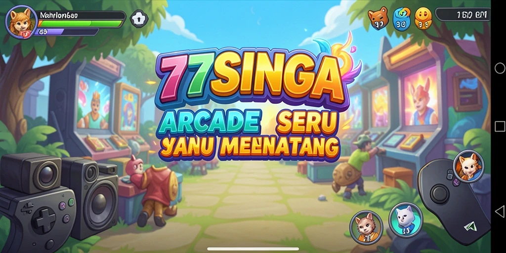 Tampilan gameplay seru dari 77SINGA di layar.