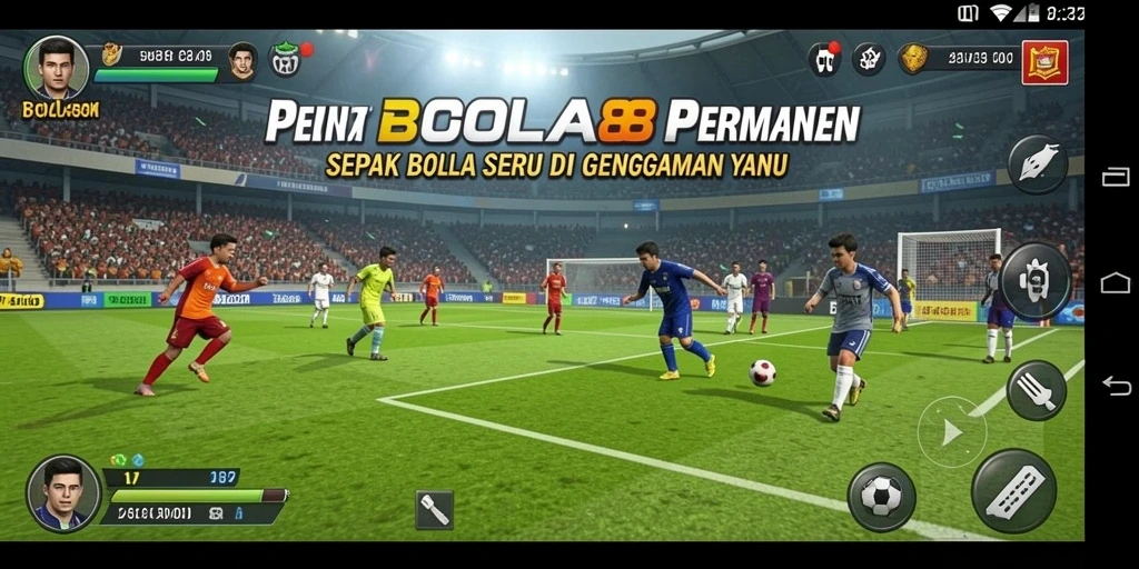 Tampilan gameplay yang mendebarkan di BOLA88.