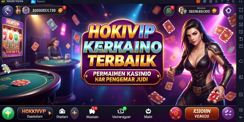 Tampilan gameplay HOKIVIP yang menakjubkan dan mendebarkan.