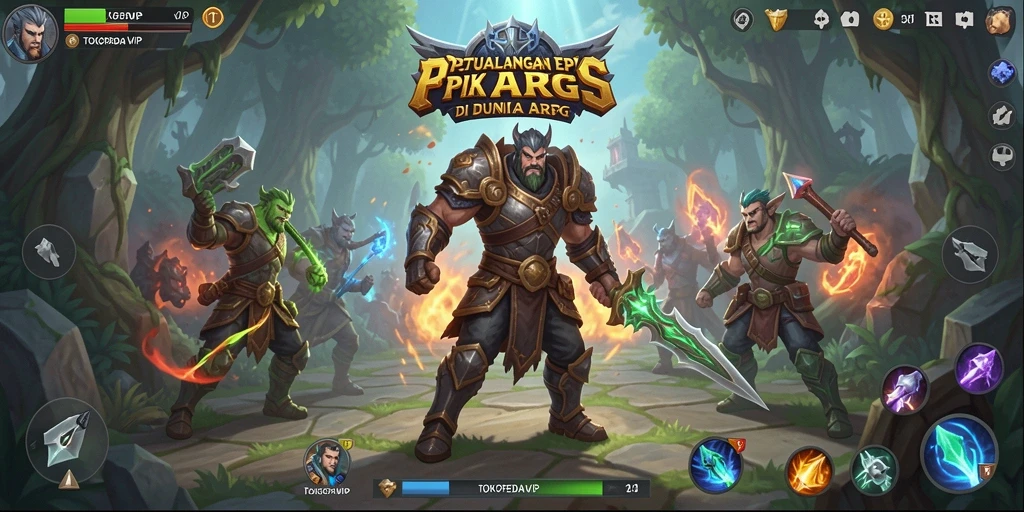 Gameplay seru dari ARPG TOKOPEDIAVIP yang memukau.