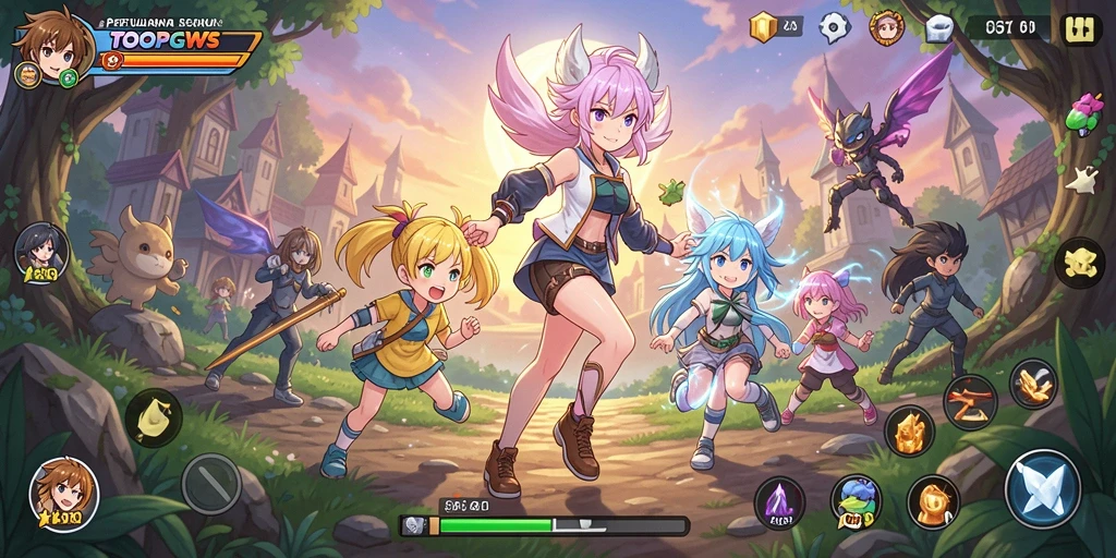 Gameplay seru dengan karakter Anime yang menawan dan dunia yang luas.