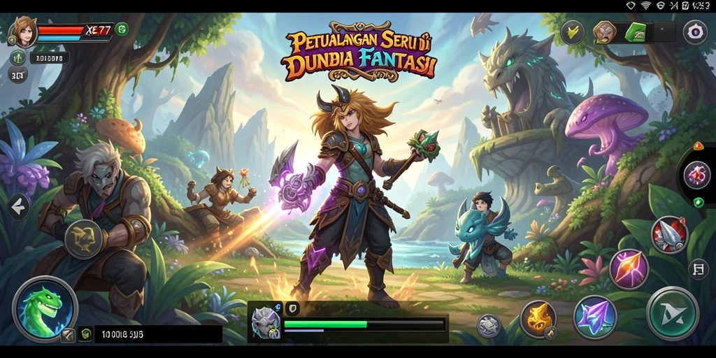 Gameplay XE77 yang memukau dengan petualangan seru.